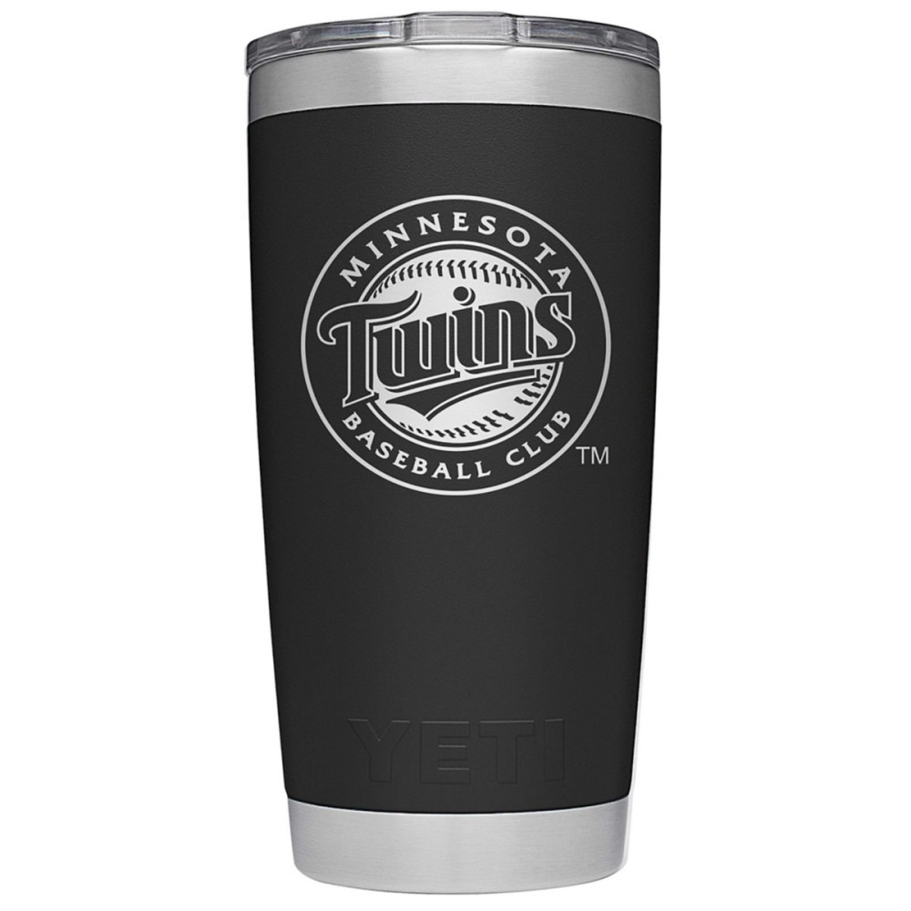 20 Oz Minnesota Twins Rambler， Black - Mycitystee