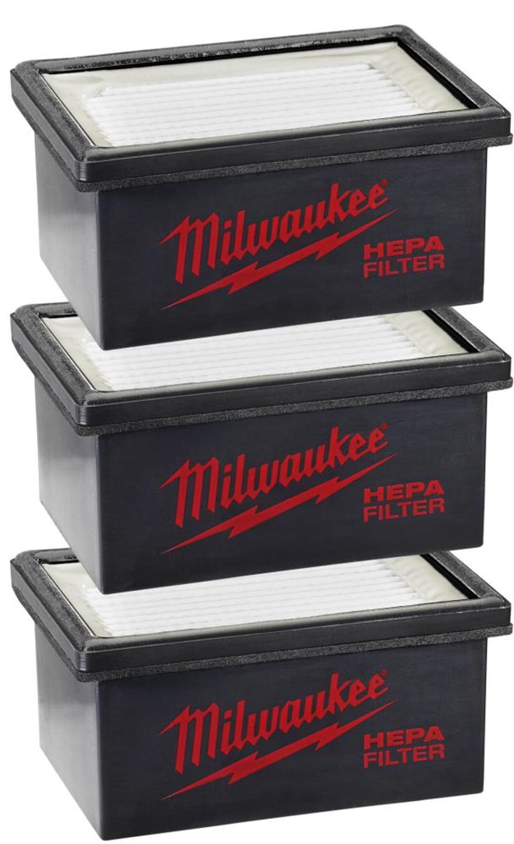 Milwaukee M12 HAMMERVAC 3 pack Filters 49-90-2306 from Milwaukee - Mycitystee