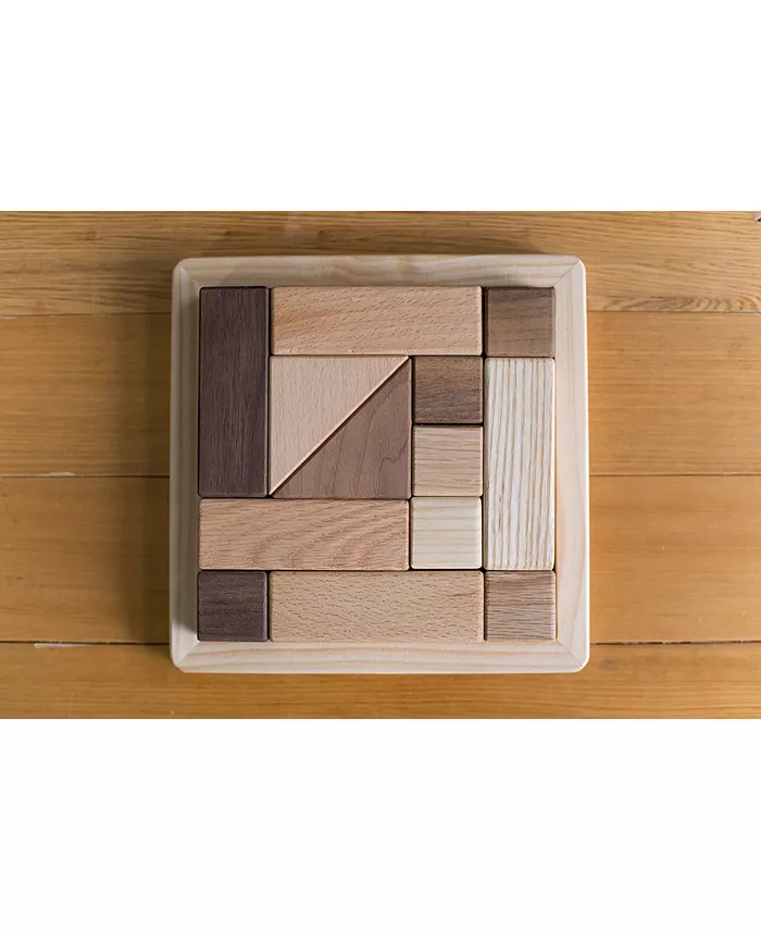 eguchi toys Wooden Puzzle Block - Mycitystee