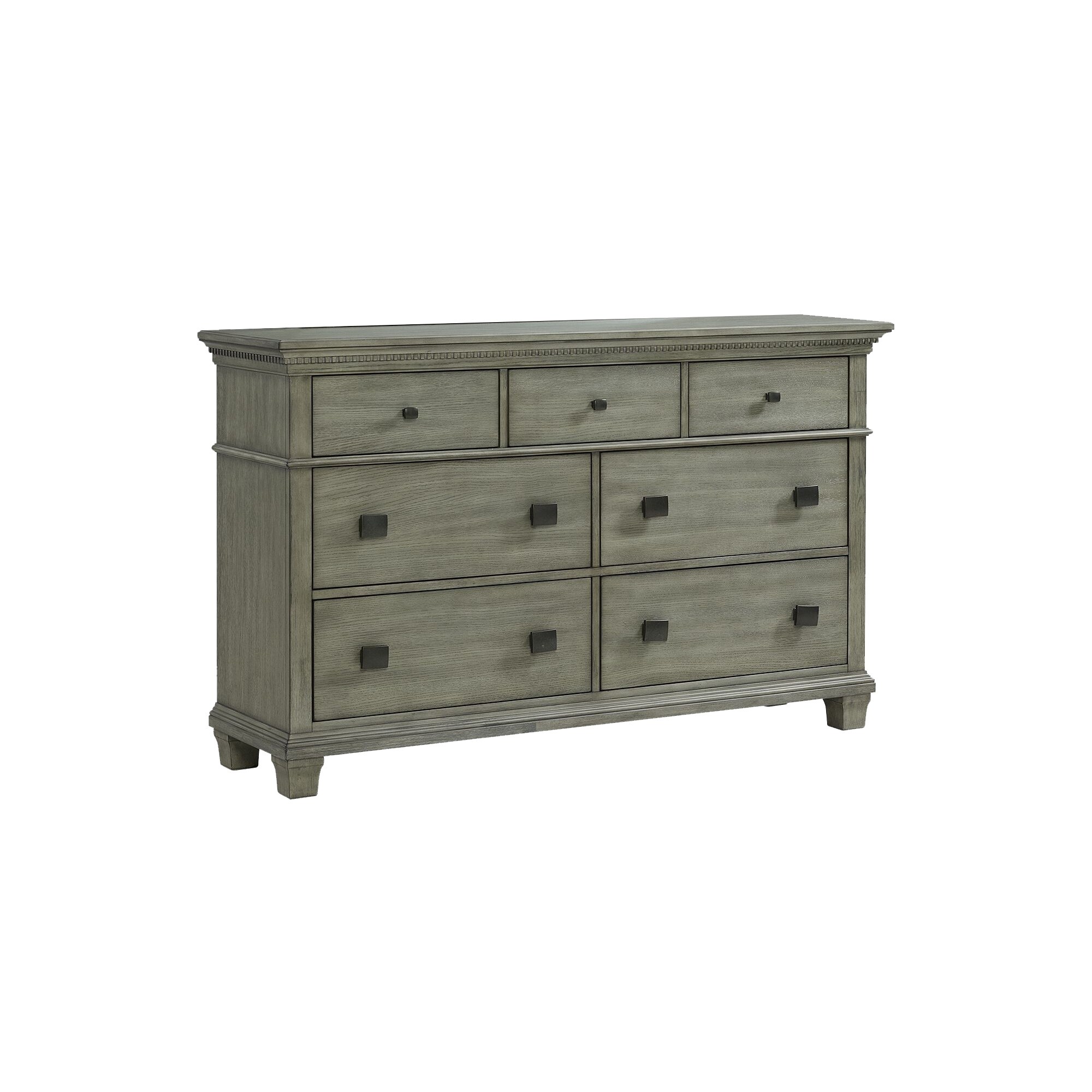 Picket House Furnishings Clovis 7-Drawer Dresser in Grey - - 31945523 - Mycitystee