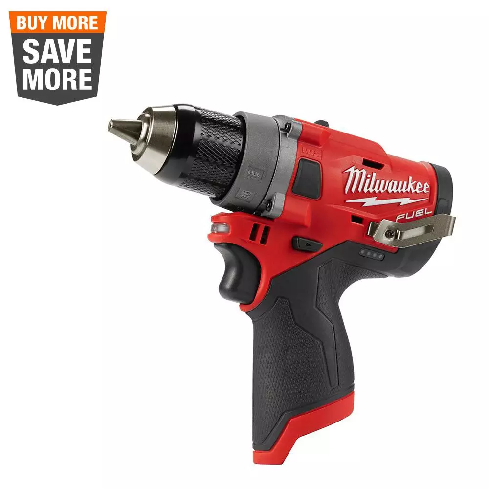 Milwaukee M12 FUEL 12-Volt Lithium-Ion Brushless Cordless 1/2 in. Drill Driver (Tool-Only) and#8211; XDC Depot - Mycitystee