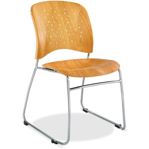 Safco Reve Plastic Wood Back Guest Chair (6810NA) - Mycitystee