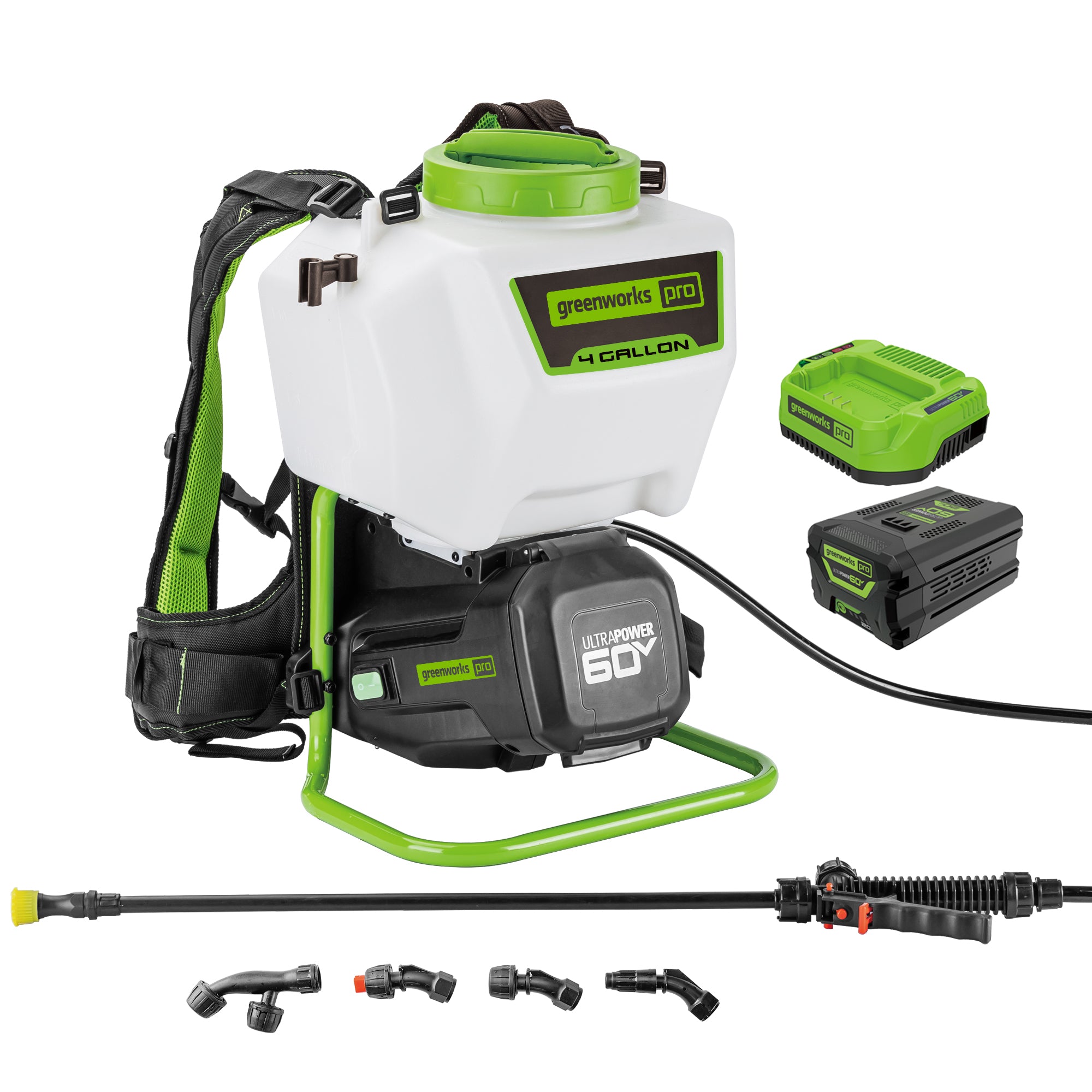 60V Cordless Battery Backpack Sprayer w/ 2.0Ah Battery  Charger - Mycitystee