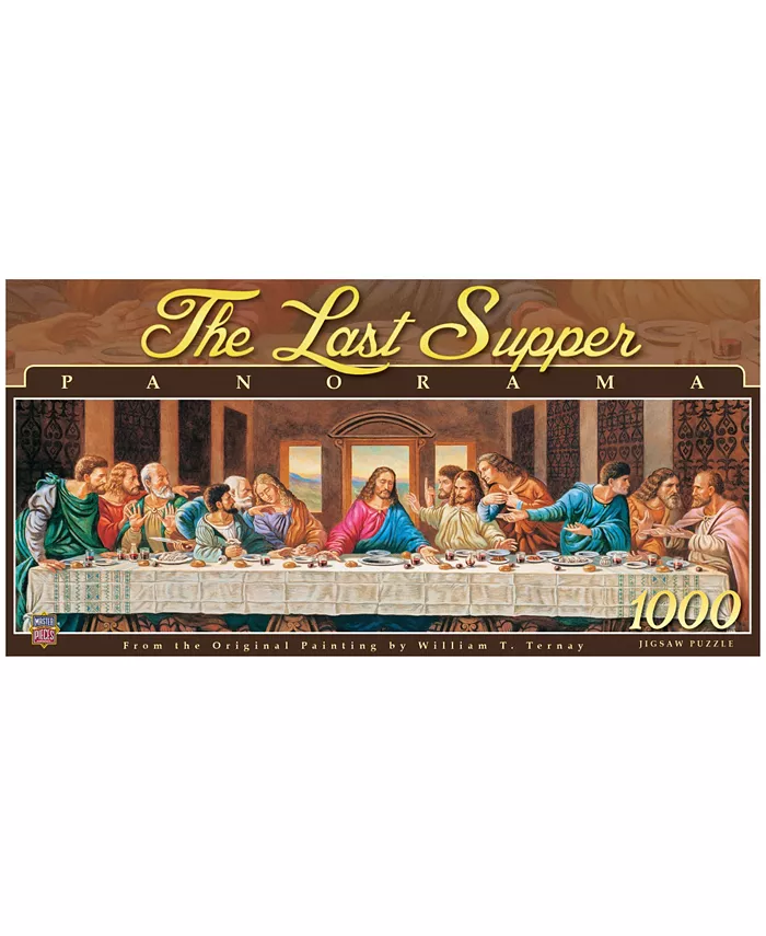 MasterPieces Puzzles The Last Supper Panorama Puzzle Set， 1000 Piece - Mycitystee