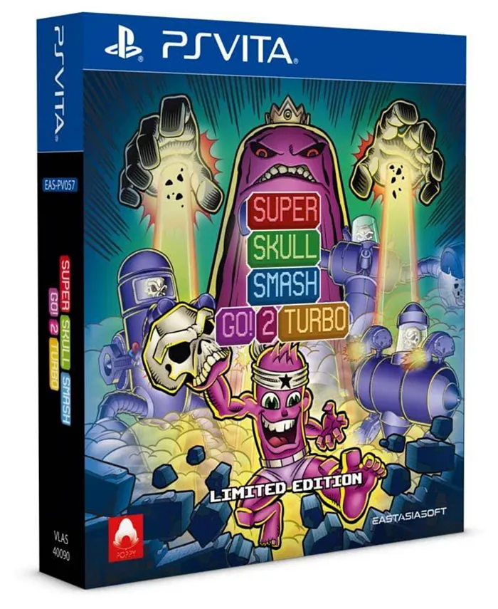 EastAsiaSoft Super Skull Smash GO! 2 Turbo [Limited Edition] - PS Vita - Mycitystee