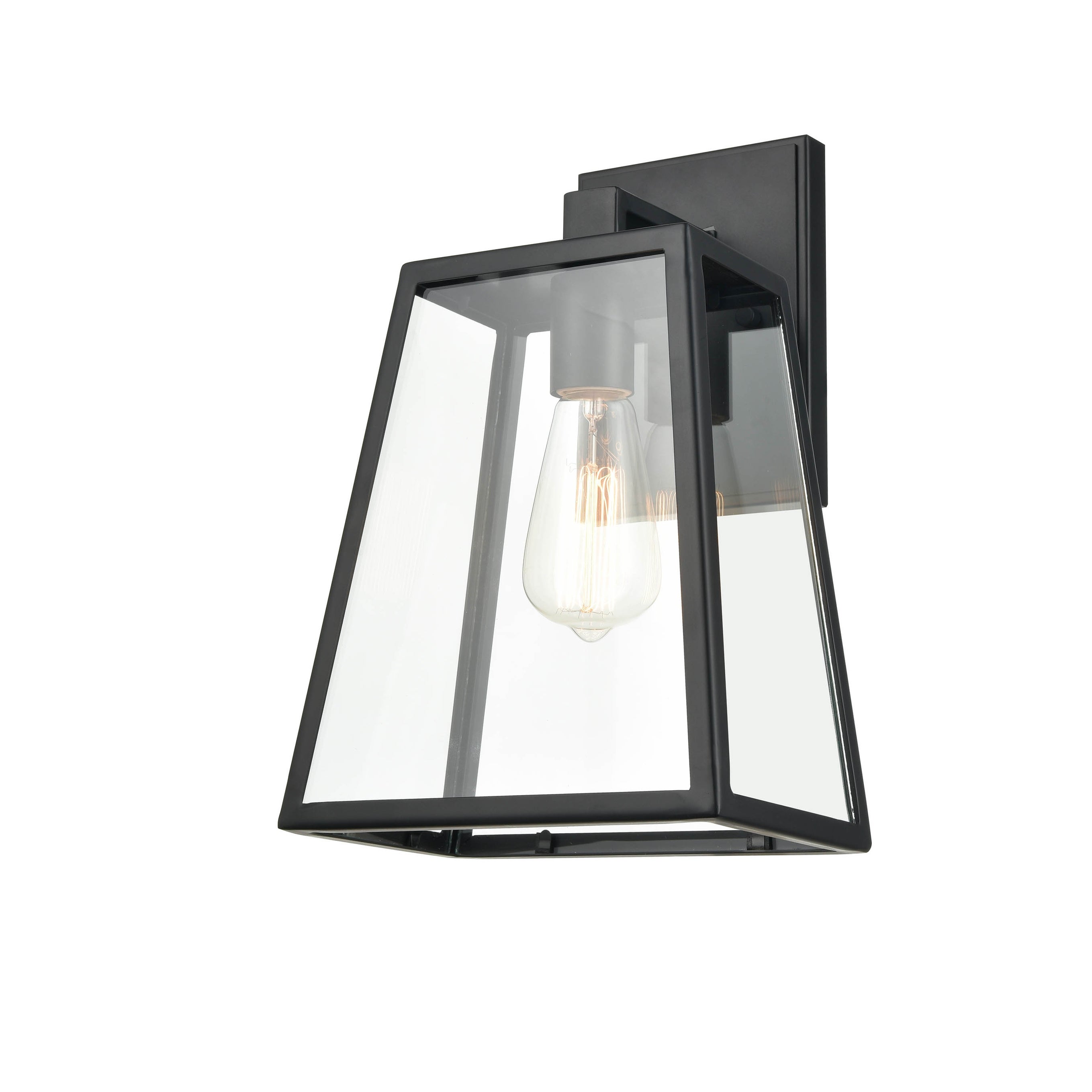 Grant Metal 1 Light Outdoor Light- Clear Glass - Mycitystee