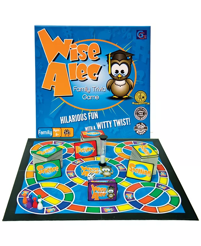 Griddly Games Wise Alec Family Trivia Game - Mycitystee