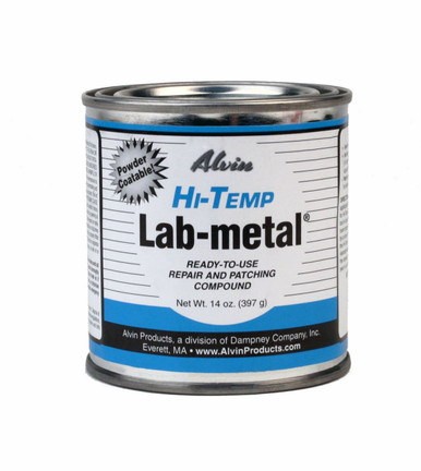 Alvin 14 oz Lab Metal Hi Temp Repair  Patching Epoxy Withstands 1000F - Mycitystee