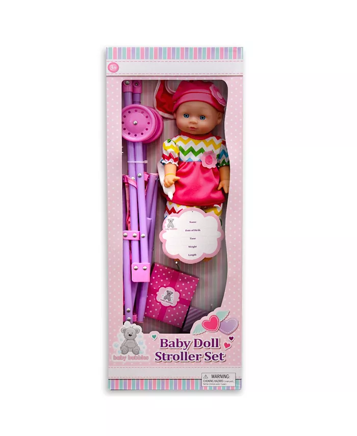 Kid Concepts Baby Doll with Stroller Set - Mycitystee