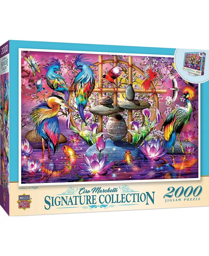 MasterPieces Puzzles Signature - Fantasy in Flight 2000 Piece Adult Jigsaw Puzzle - Mycitystee