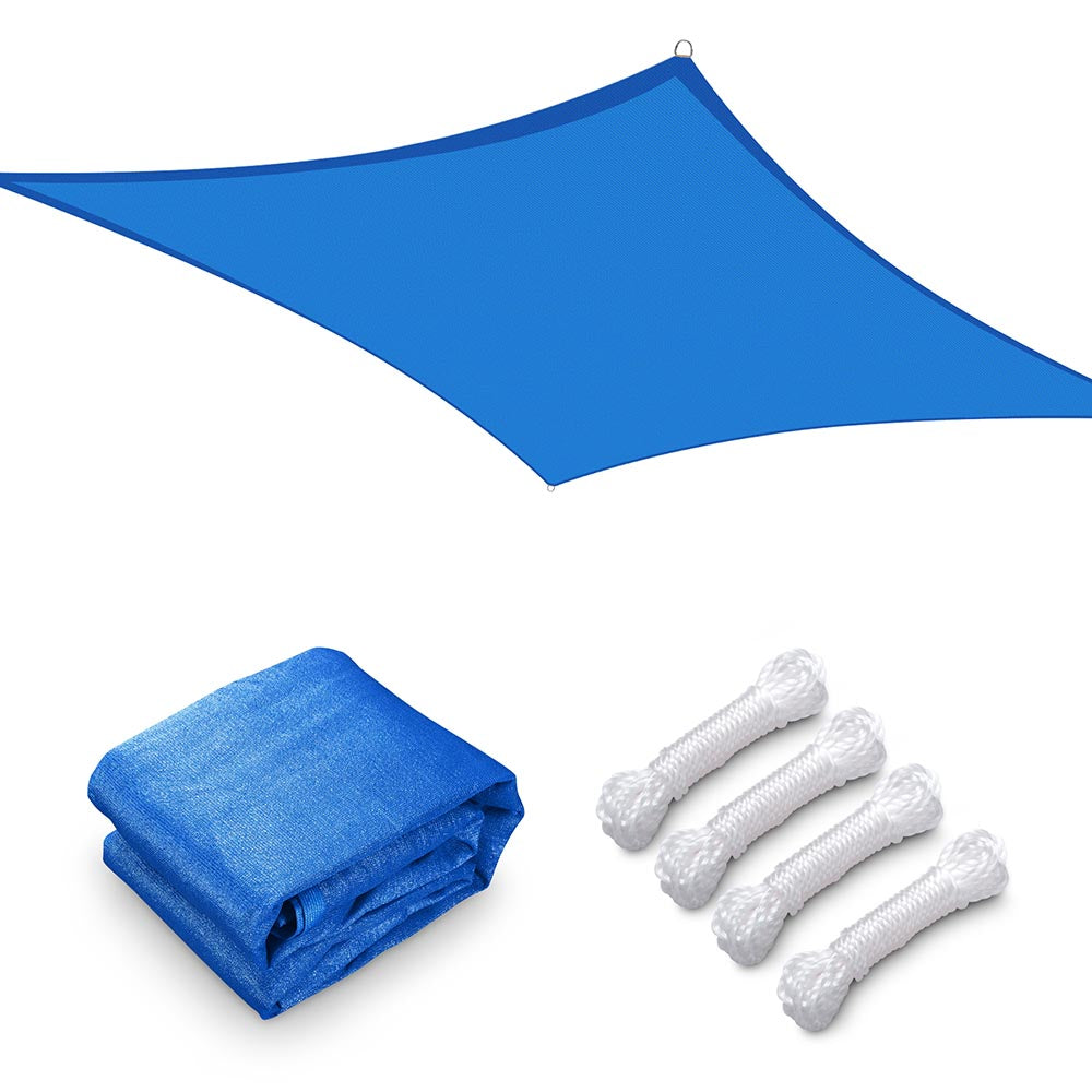 23' x 22' Rectangle Shade Sail for Patios PoolBlue - Mycitystee