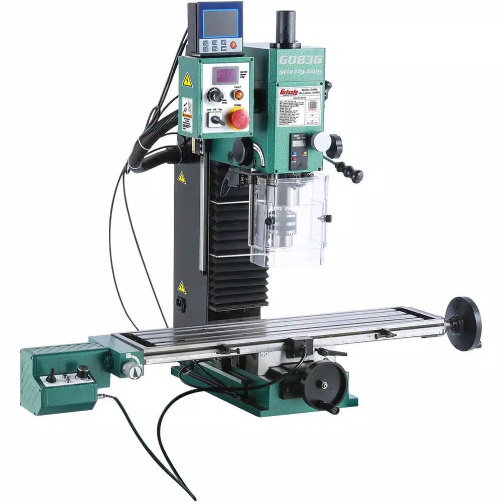 Grizzly Industrial Mini Mill 2.7 Variable Speed with DRO and#8211; XDC Depot - Mycitystee