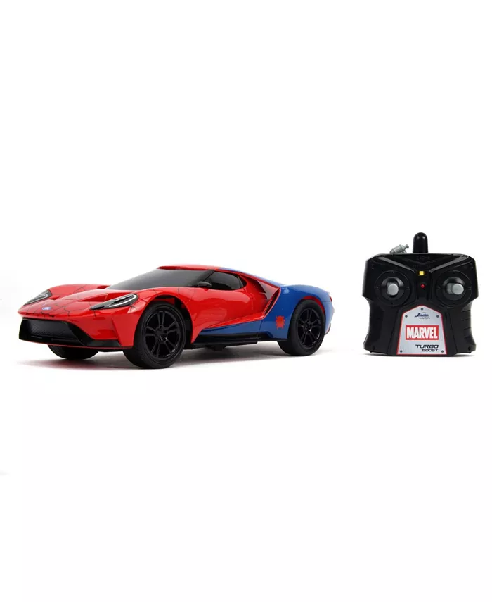 Jada Toys Hollywood Rides 1:16 Spiderman Ford GT Remote Control - Mycitystee