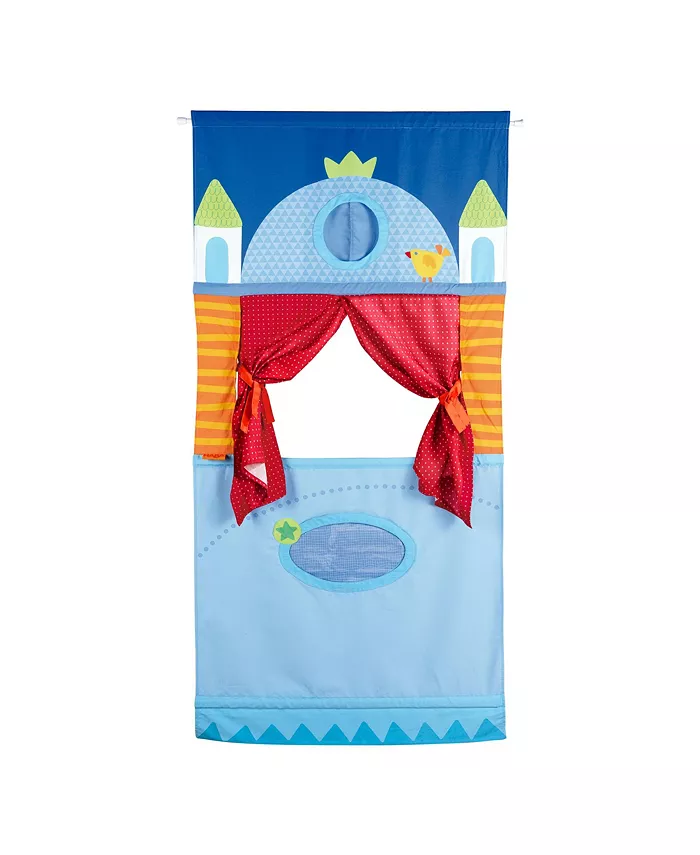 Haba Doorway Puppet Theater - Space Saver with Adjustable Rod - Mycitystee