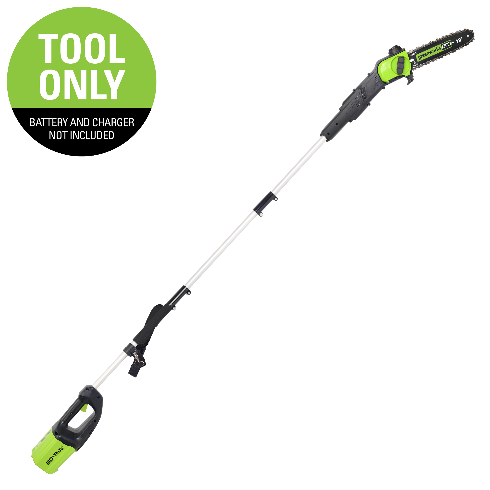 80V 10-Inch Cordless Brushless Pole Saw | Greenworks Tools - Mycitystee