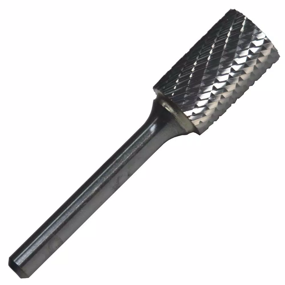 Drill America 3/16 in. x 5/8 in. Cylindrical Radius End Solid Carbide Burr Rotary File Bit with 1/4 in. Shank and#8211; XDC Depot - Mycitystee