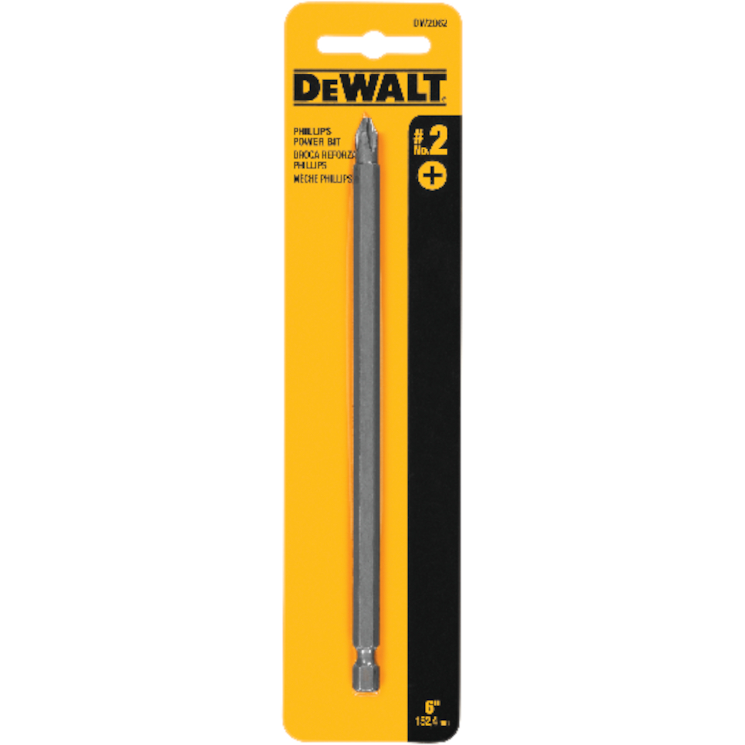 DeWalt Phillips #2 X 6 in. L Power Bit Heat-Treated Steel 1 pc - Mycitystee