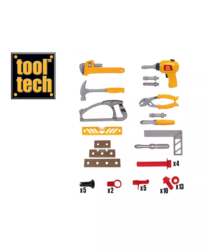 Redbox Tool Tech Take-Along Work Bench Play Set with Tools， 53 Piece - Mycitystee