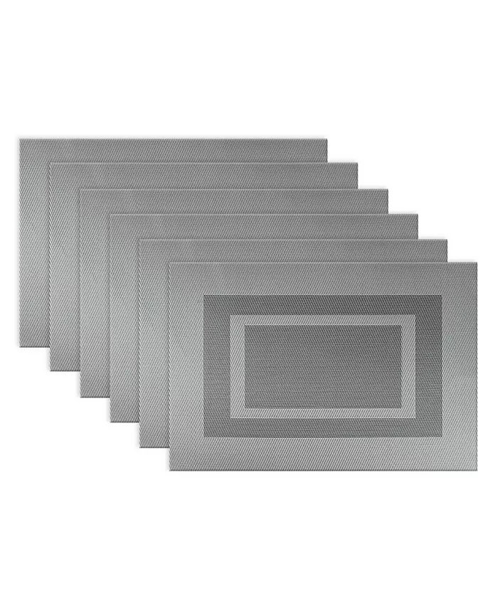 Design Imports Polyvinyl Chloride Doubleframe Placemat， Set of 6 - Mycitystee