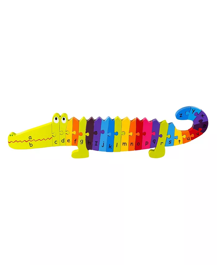 Orange Tree Toys Alphabet Crocodile Puzzle， Set of 25 - Mycitystee