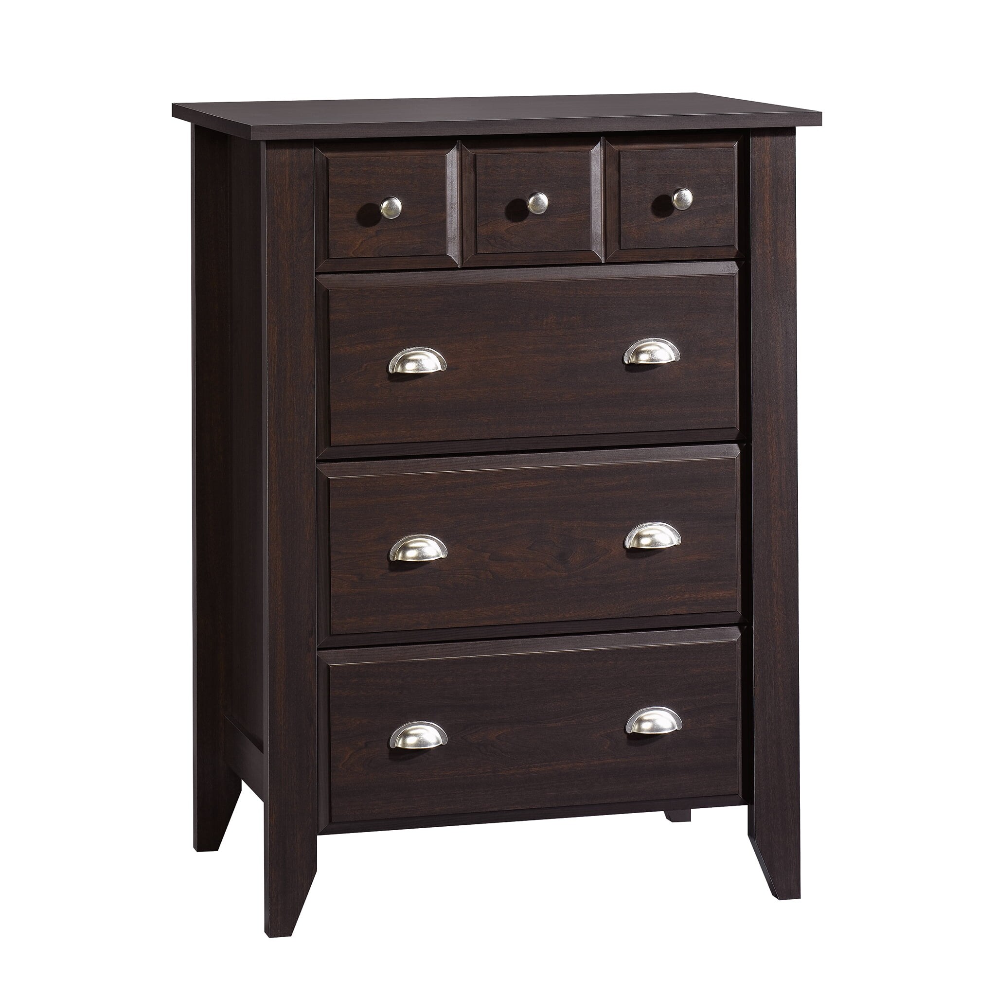 Shoal Creek 4-Drawer Chest， Jamocha Wood Finish - - 37236388 - Mycitystee
