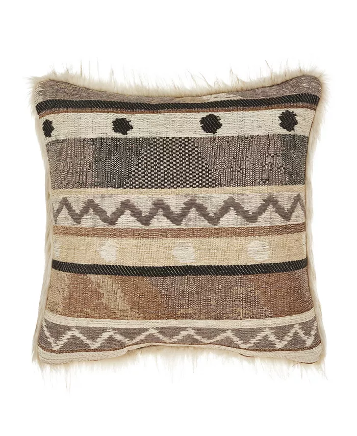 J Queen New York Timber Linen Decorative Pillow， 18