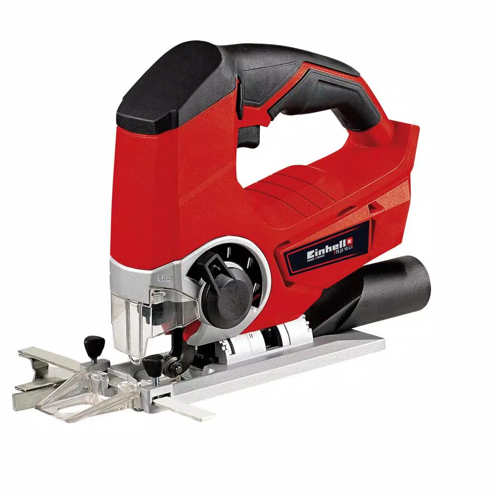 Einhell PXC 18-Volt Cordless 2400-SPM Jig Saw Kit， 1 in. Stroke Length， 47° Max Bevel Angle (w/ 3.0-Ah Battery + Fast Charger) and#8211; XDC Depot - Mycitystee