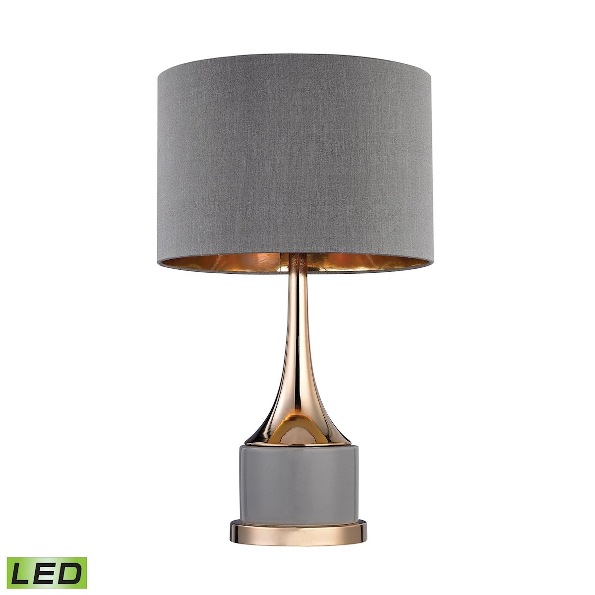 Gold Cone Neck Table Lamp - Small - LED - Mycitystee