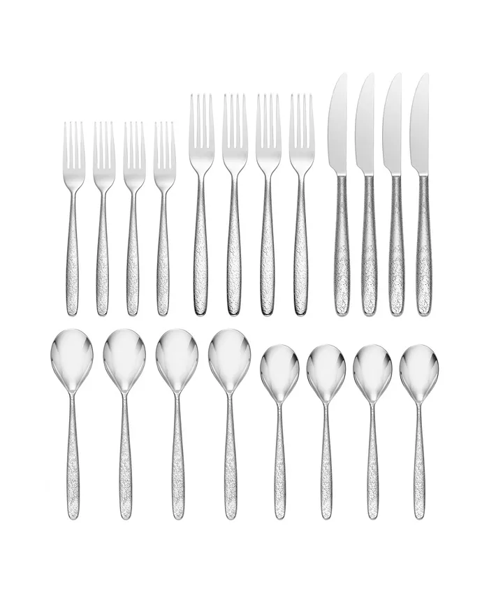 Oneida Storm 20 Piece Everyday Flatware Set， Service For 4 - Mycitystee