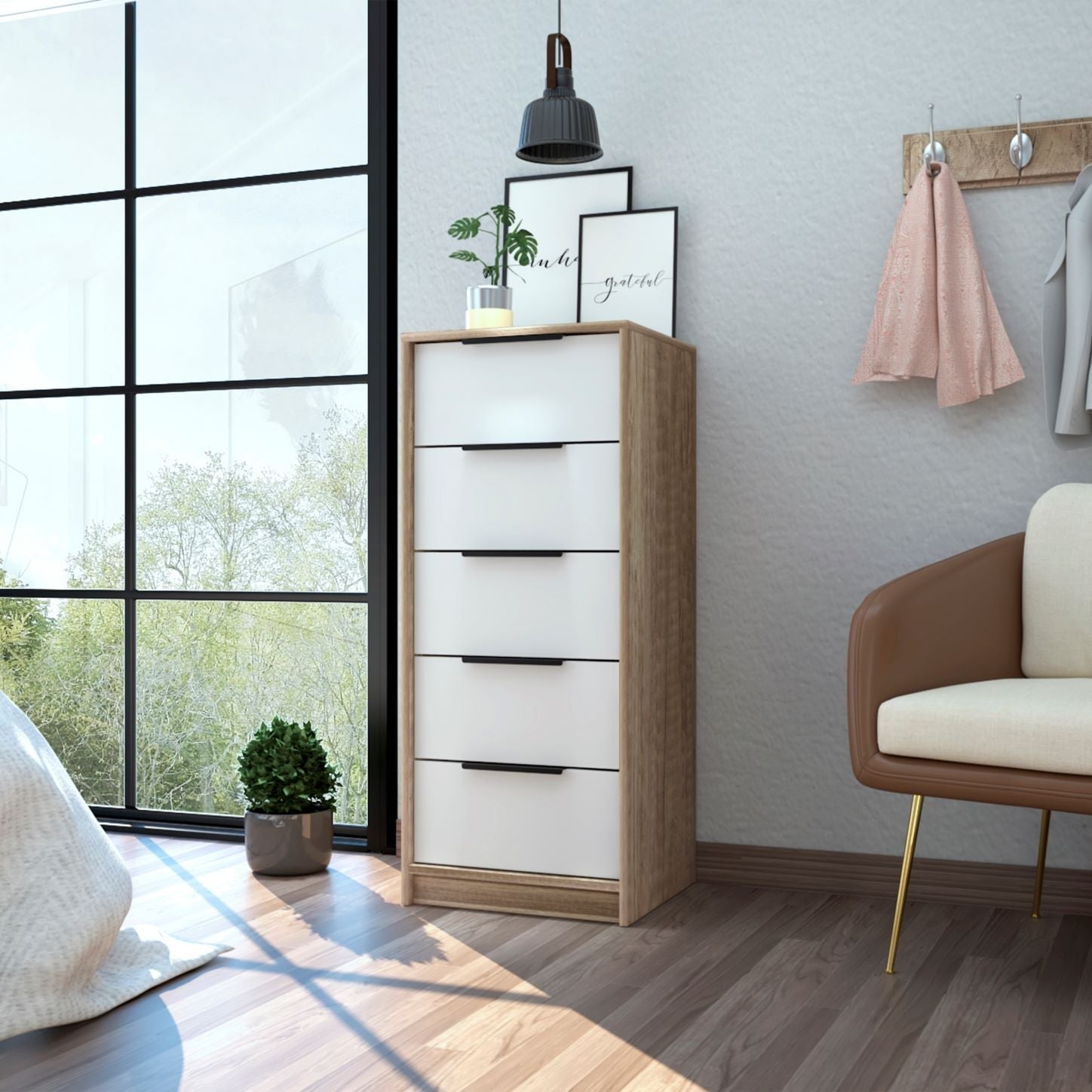 Boahaus Ellen Dresser (Brown - White) - - 36266522 - Mycitystee