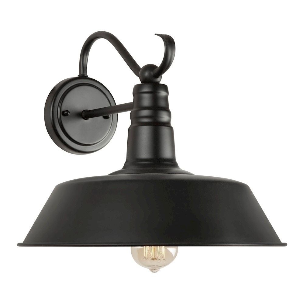 1-Light Black Outdoor Wall Lantern Shopping - The Best Deals on Outdoor Wall Lanterns | 33520359 - Mycitystee