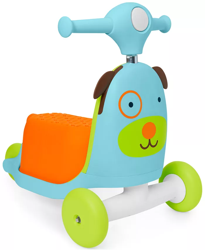 Skip Hop Zoo 3-in-1 Ride-On Dog Toy Scooter - Mycitystee