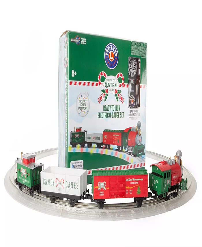 Lionel Lionel  Junction Christmas Lionchief Bluetooth Train Set with Illuminated Track and Remote - Mycitystee