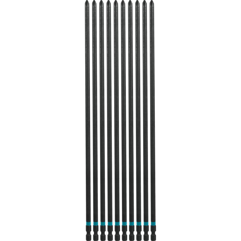 Impact X  #2 Phillips 12″ Power Bit， 10/pk， Bulk - Mycitystee