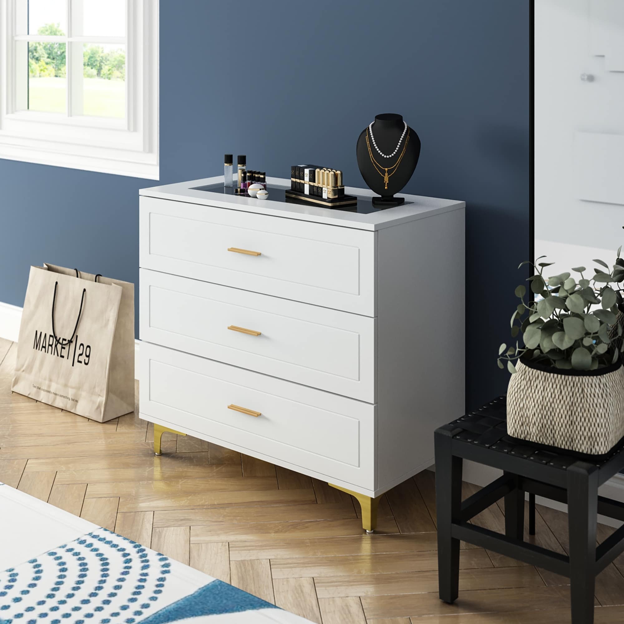 FAMAPY 3 Drawer 31.5