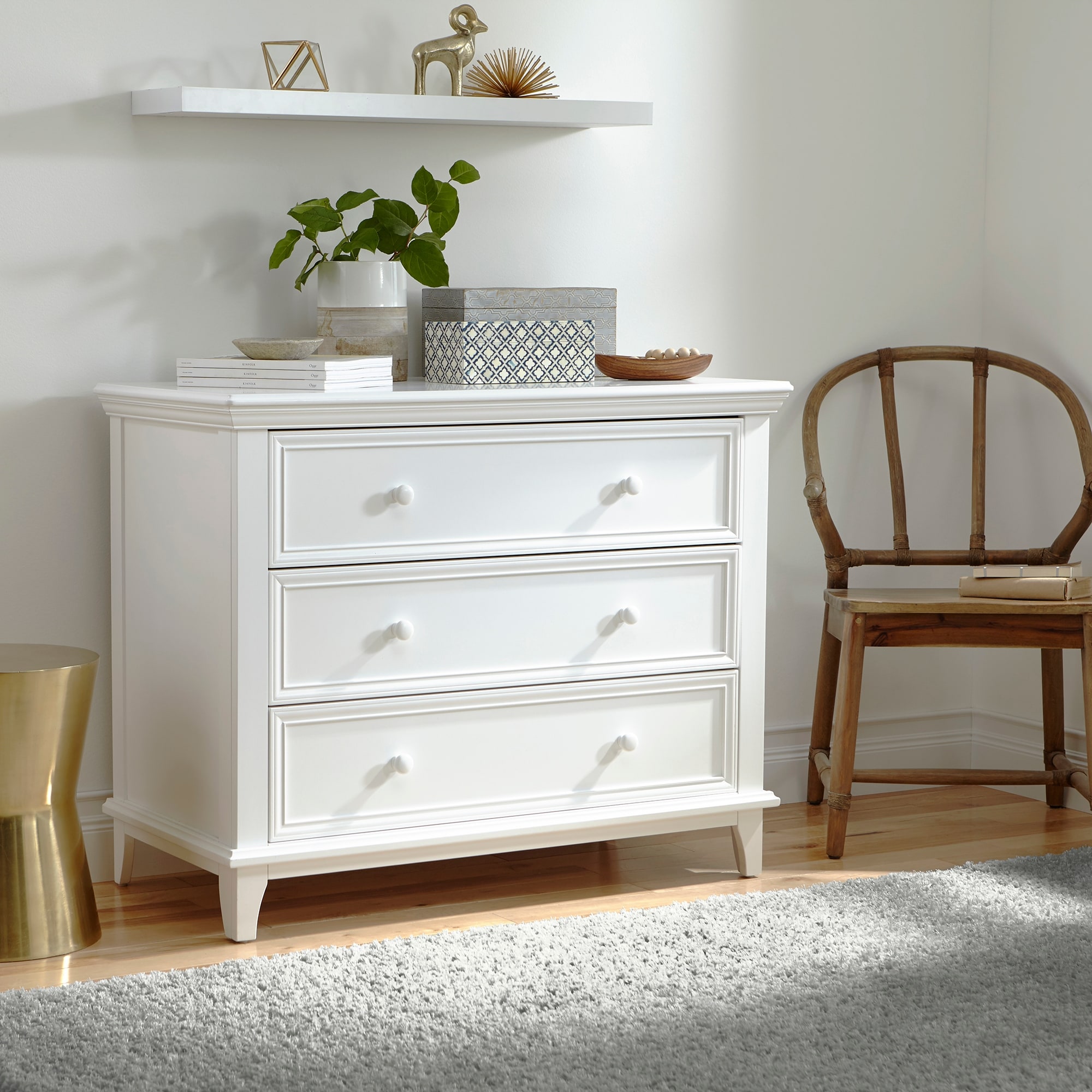 Contours 3-drawer Transitional Dresser - - 10001948 - Mycitystee
