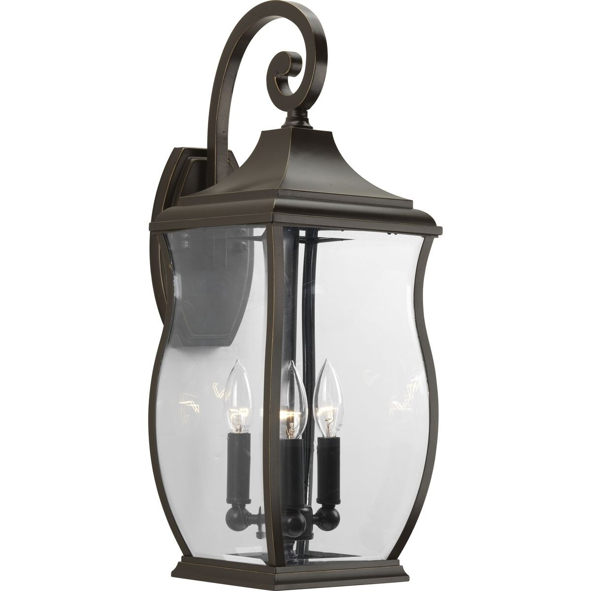 Progress Lighting Township 3-light Large Wall Lantern Shopping - The Best Deals on Outdoor Wall Lanterns | 18930846 - Mycitystee