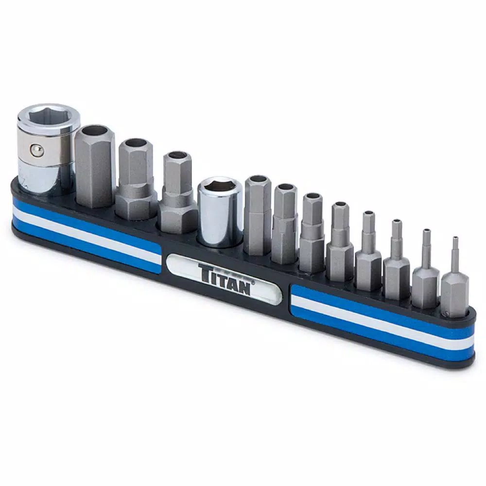 TITAN Tamper Resistant Hex Bit Set (13-Piece) and#8211; XDC Depot - Mycitystee