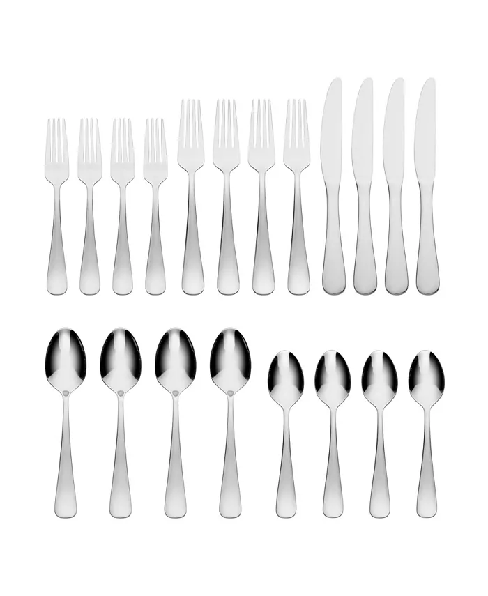 Hampton Forge Melody 18 0 Stainless Steel 20 Piece Set， Service for 4 - Mycitystee