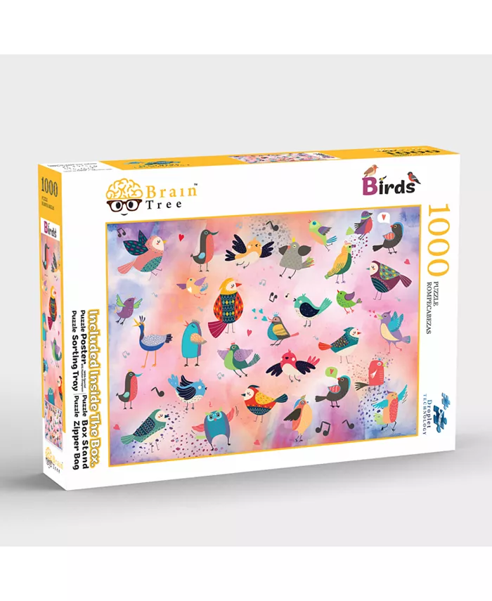Brain Tree Games Birds Jigsaw 1000 Piece Jigsaw Puzzle - Mycitystee