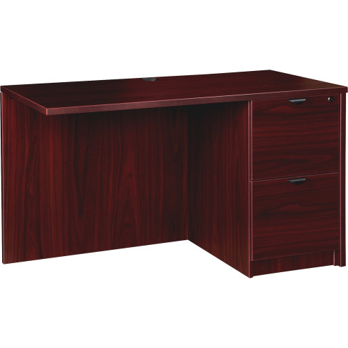 Lorell Prominence 2.0 Mahogany Laminate Right Return - 2-Drawer (PR2448RMY) - Mycitystee