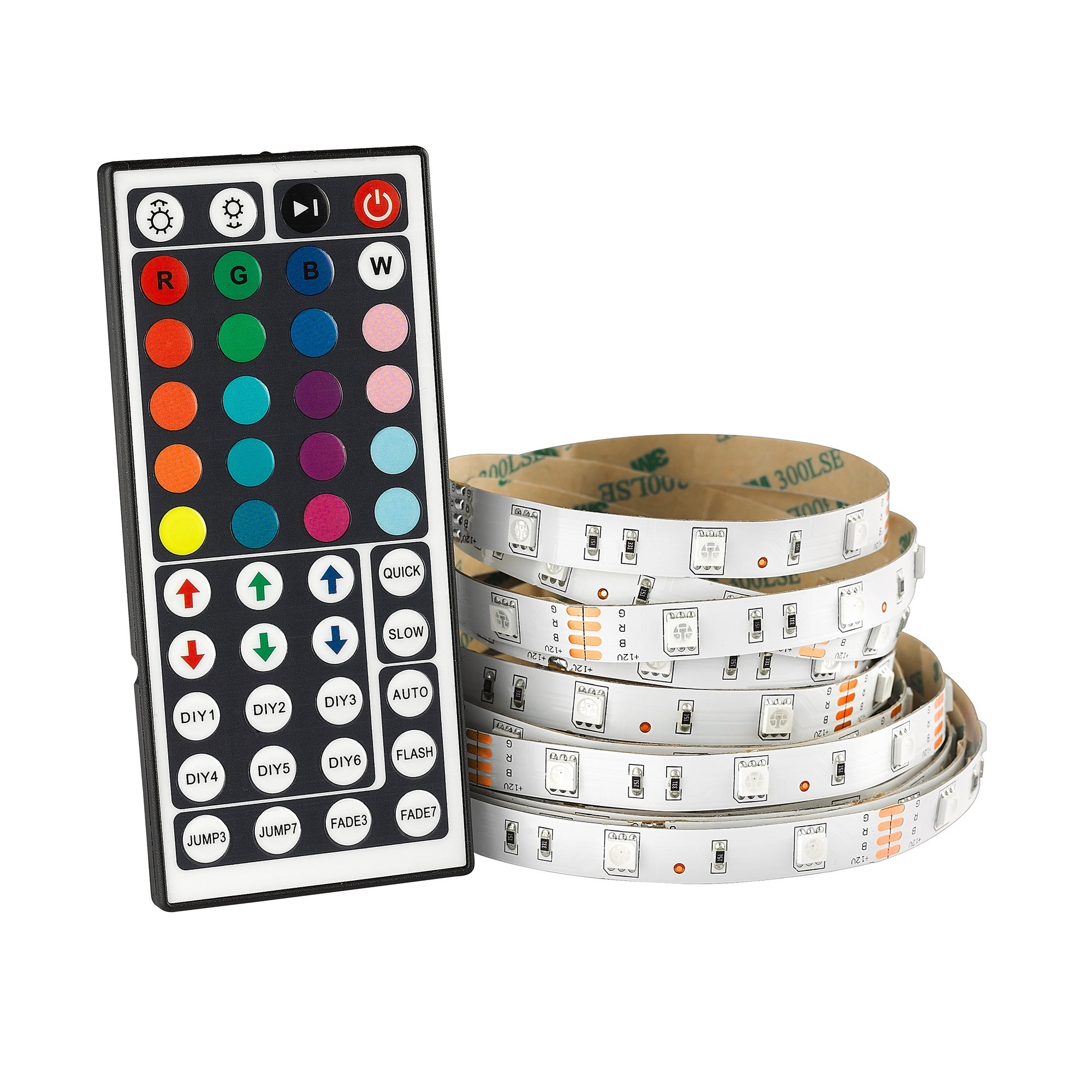 OVE Decors 32.8 ft. Indoor RGB LED Tape Strip with Remote Shopping - The Best Deals on String Lights | 36131456 - Mycitystee