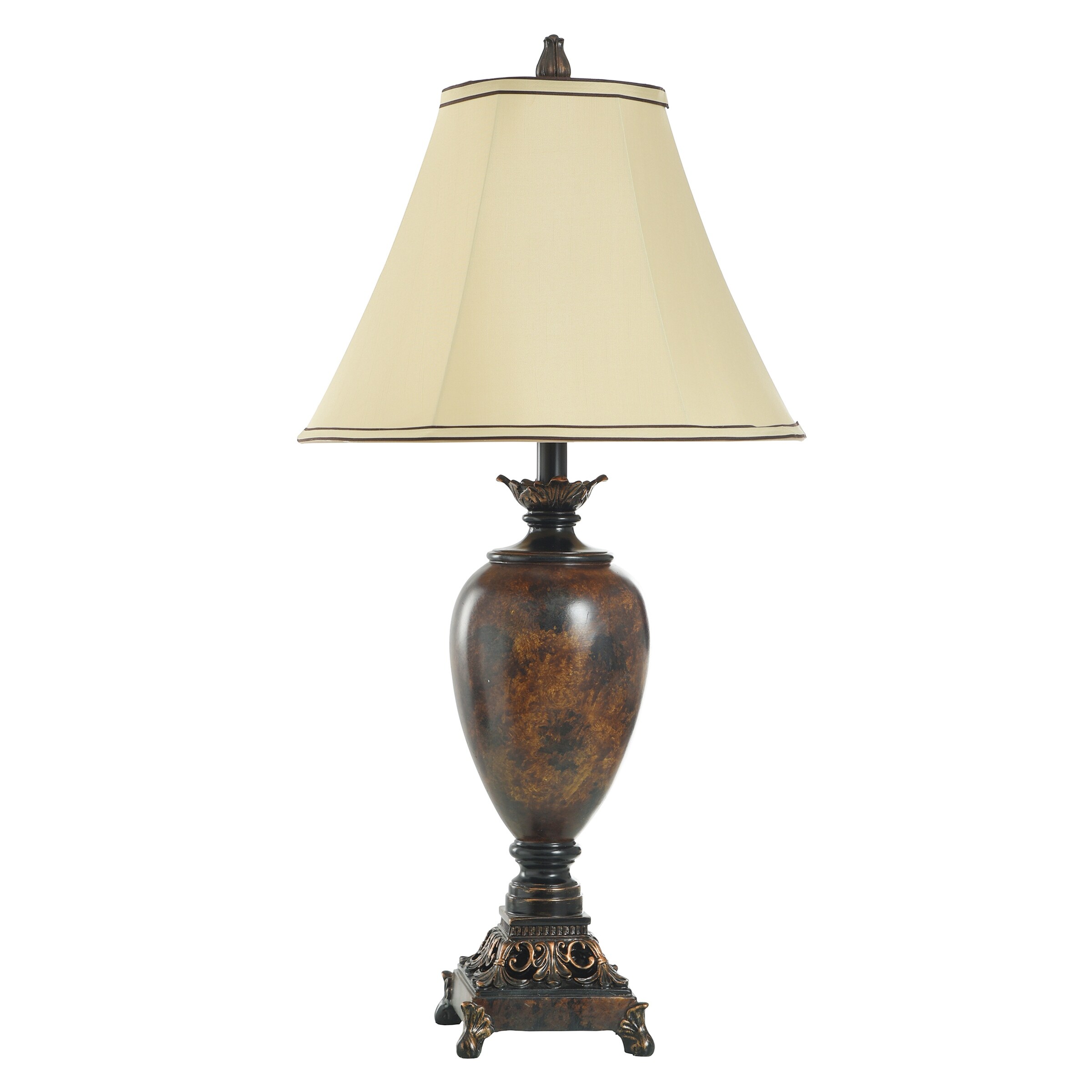 StyleCraft Trieste Brown Table Lamp - Mycitystee