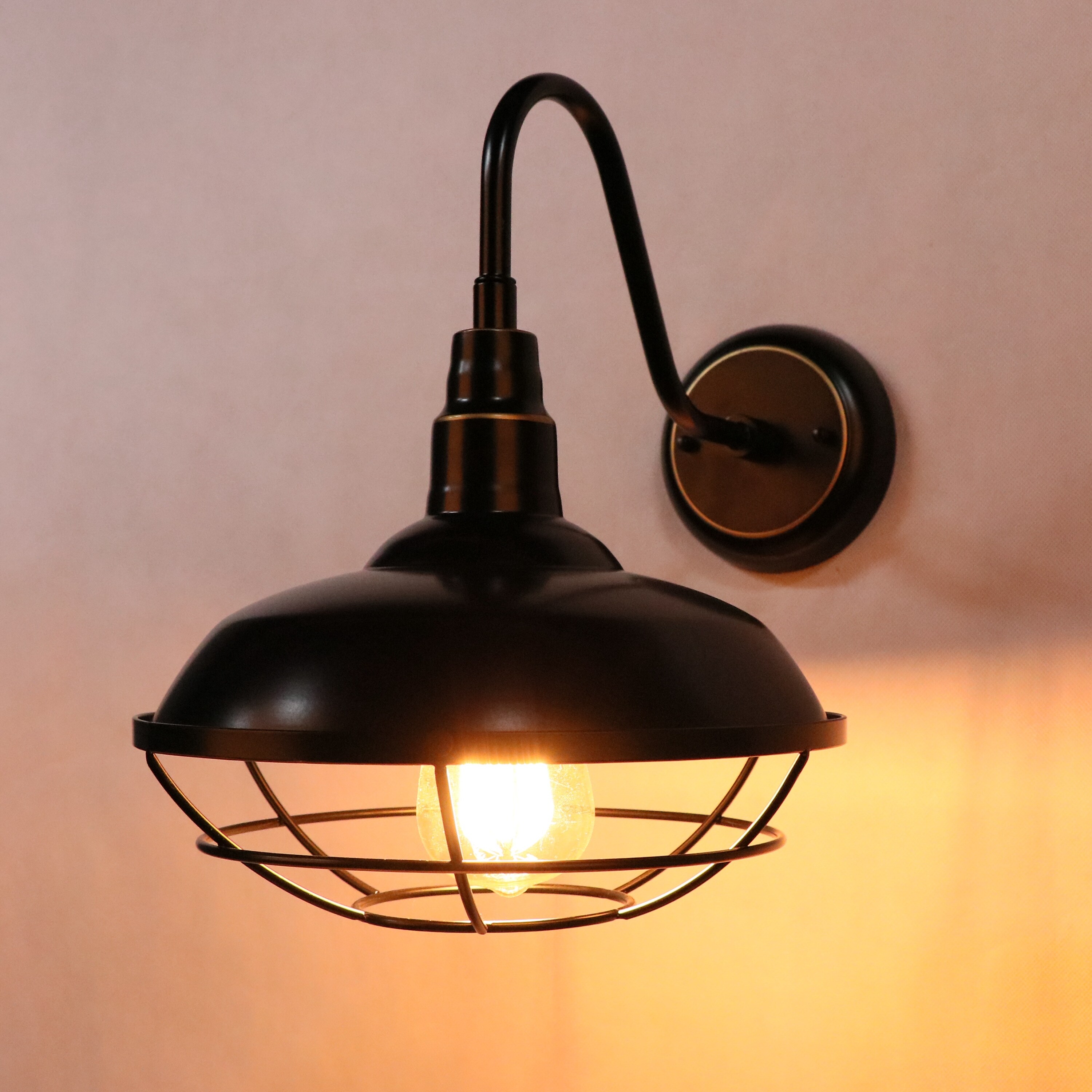 Jojie 1 Light Outdoor Wall Lighting in Imperial Black Imperial Black Finish - Imperial Black Shopping - The Best Deals on Outdoor Barn Lights | 385269 - Mycitystee