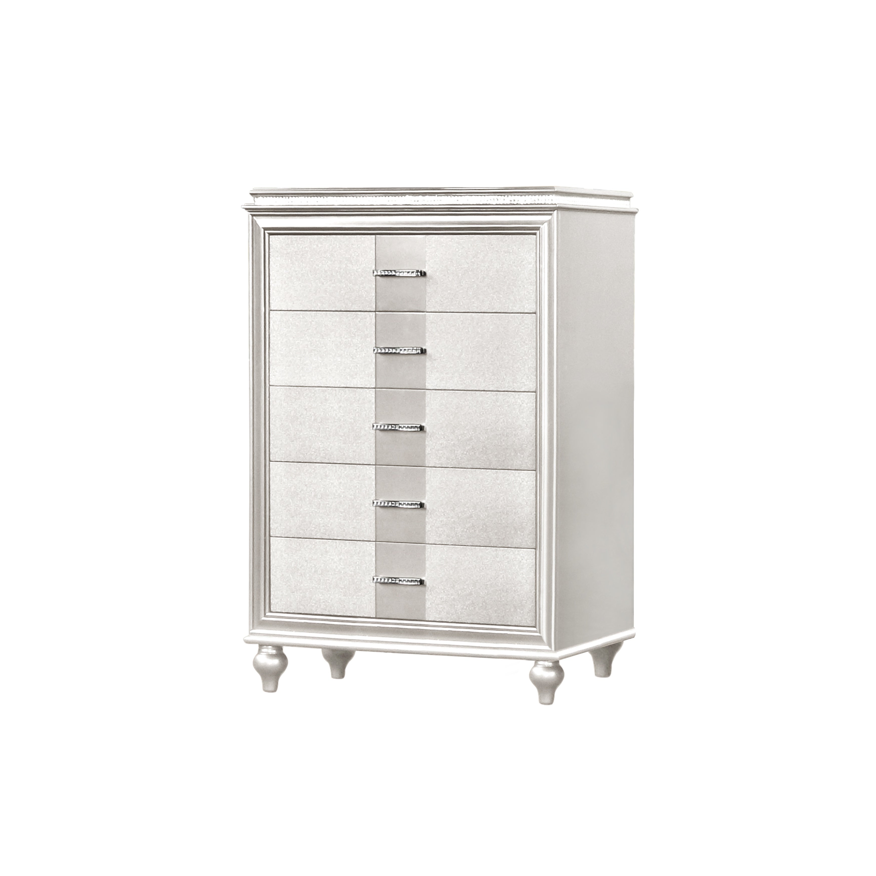 Global Pronex Wooden Chest with 5 Drawers in White - - 35478775 - Mycitystee