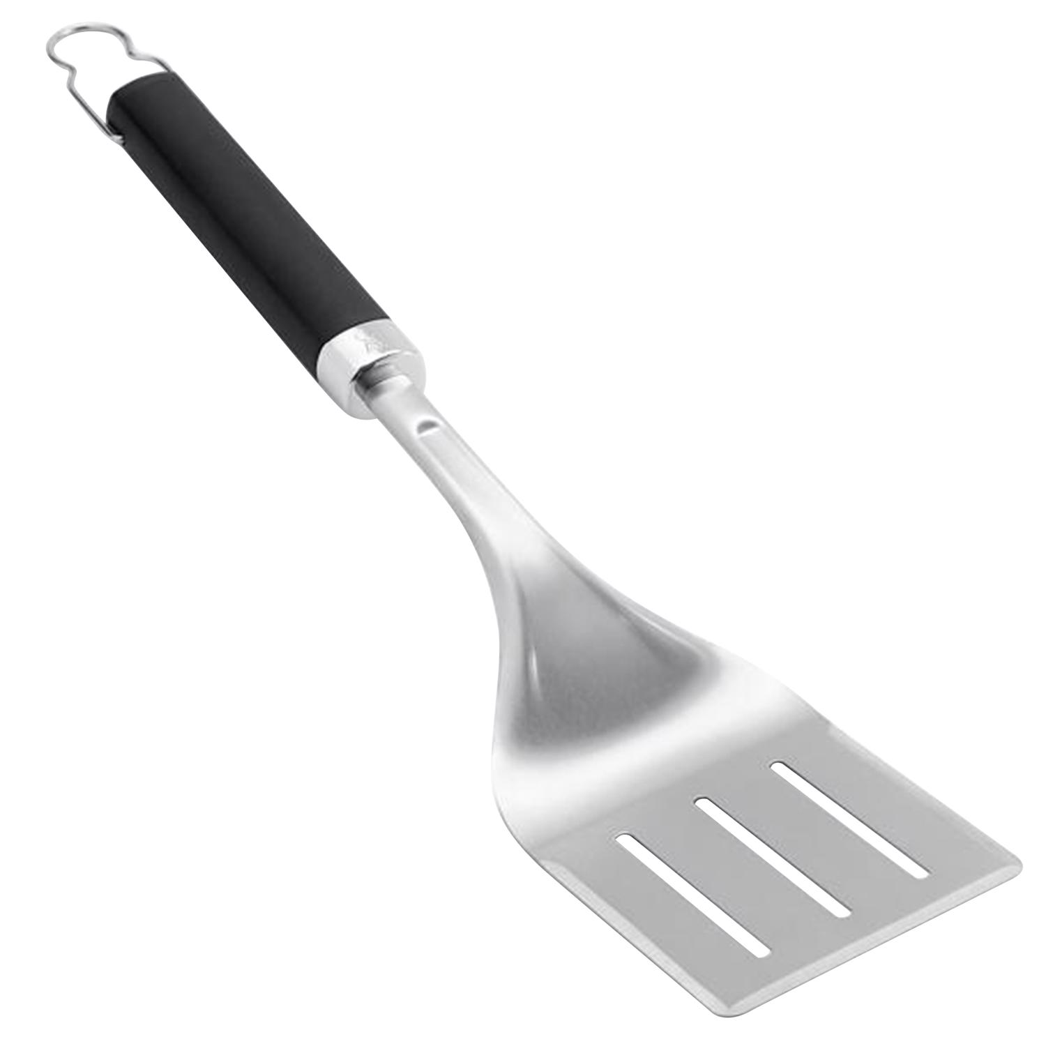 Weber Precision Stainless Steel Black/Silver Grill Spatula 1 pc - Mycitystee