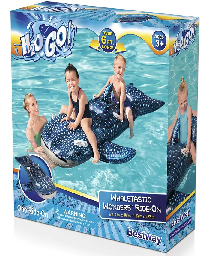 H2OGO! Whaletastic Wonders Inflatable Ride-on - Mycitystee