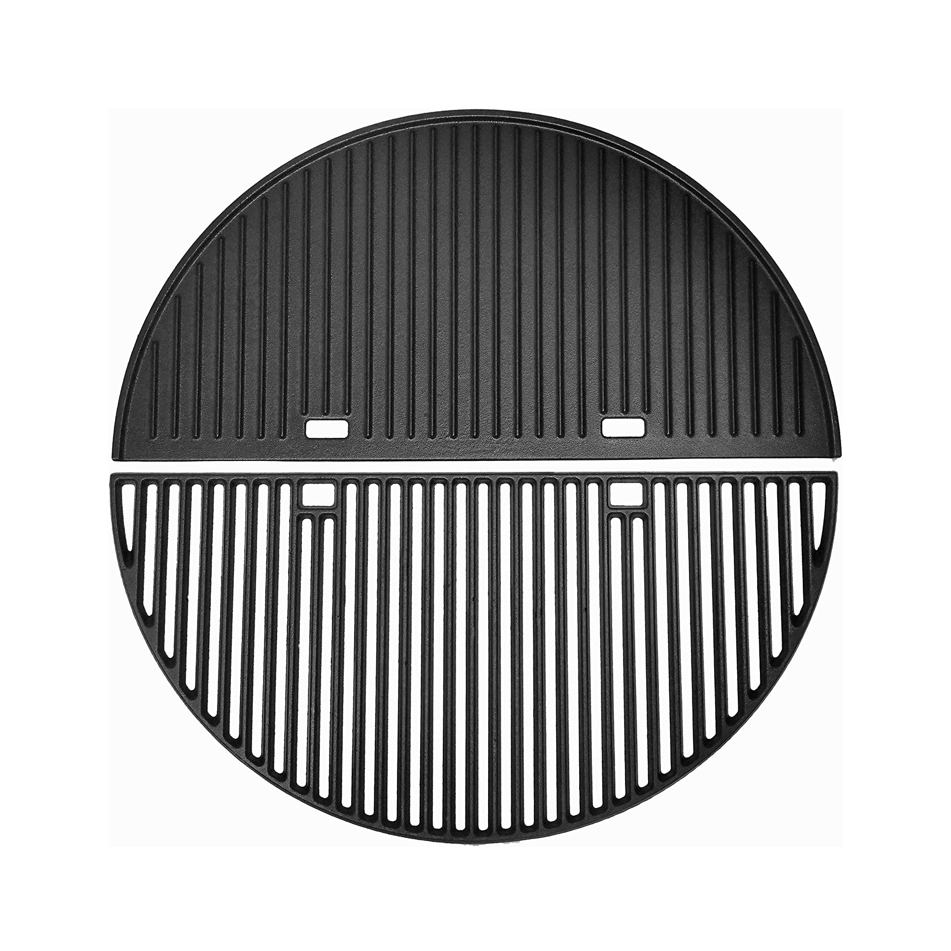 24 Inch Half Moon Cast Iron Grate & Griddle Combo for Weber Summit Charcoal Grill - Mycitystee