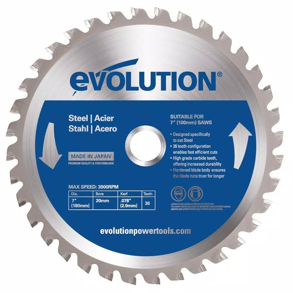 Evolution Power Tools 5-3/8 in. 30-Teeth Mild Steel Cutting Saw Blade and#8211; XDC Depot - Mycitystee