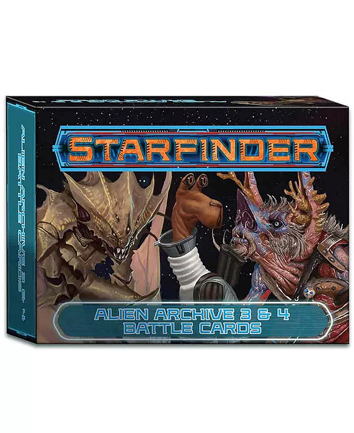 PAIZO Starfinder Alien Archive 3 4 Battle Cards Expansion Reference Cards for Starfinder RPG Game Accessory - Mycitystee
